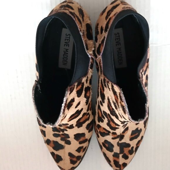Steve Madden woman boot Brown leopard print 6.5B - Picture 4 of 16